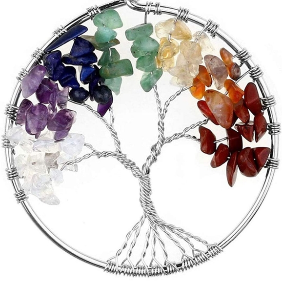 Jewelry | Tree Of Life Chakras Pendant | Poshmark